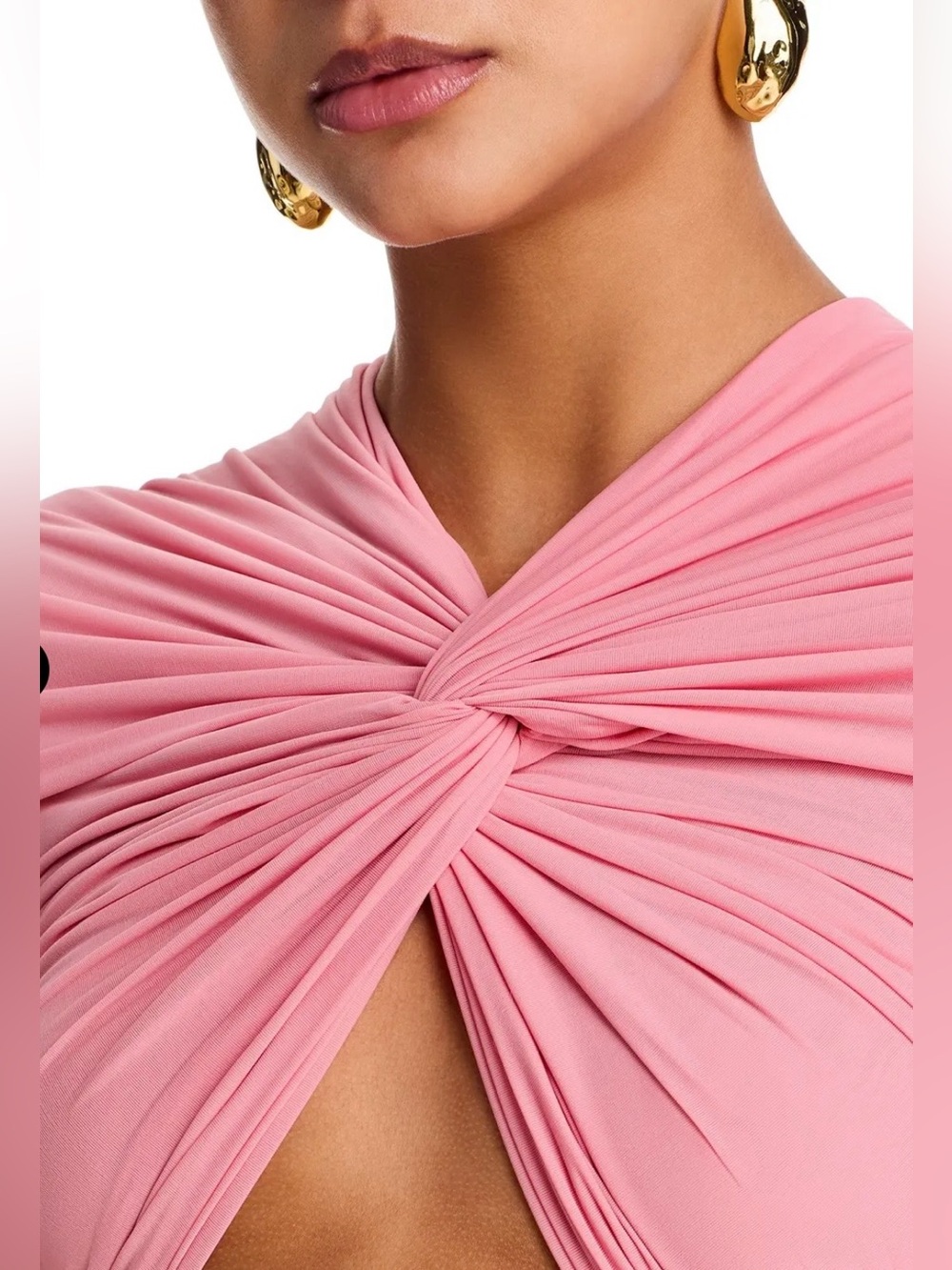 Ronny Kobo Nasha Cutout Maxi Dress Bubble Gum Pink NWT Size S - Picture 7 of 9
